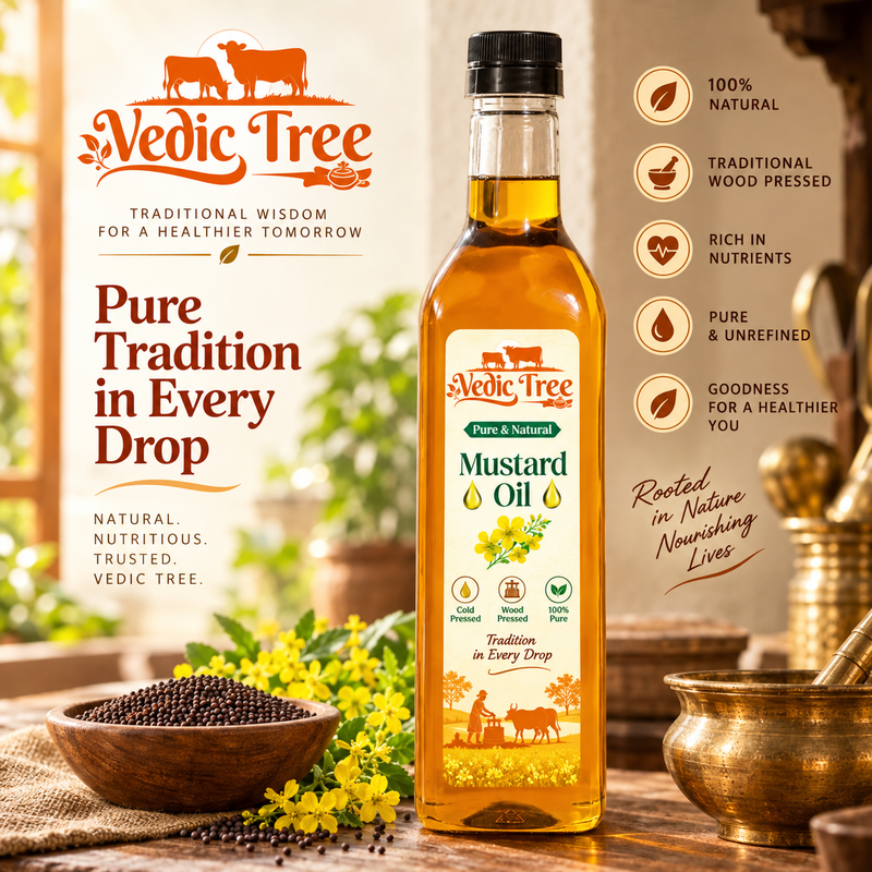 Wood Pressed Mustard Oil