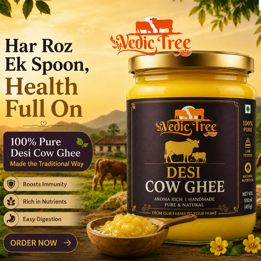 Desi Cow Ghee Traditionally Crafted for Everyday Nourishment | 1000ml