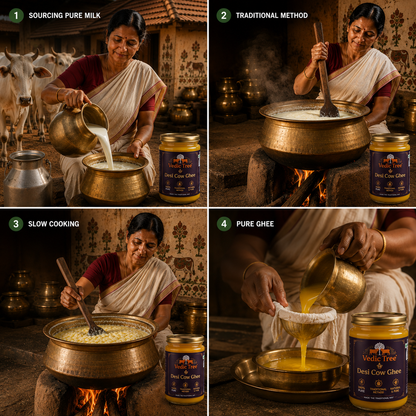 Desi Cow Ghee Traditionally Crafted for Everyday Nourishment | 1000ml
