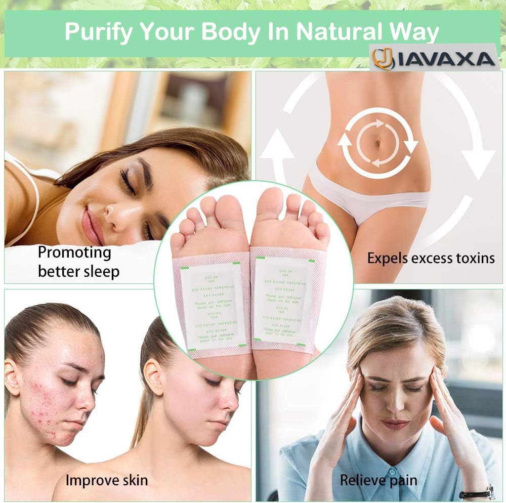 Premium  Detox Foot Pads Herbal extracts Formula(Pack of 10)| Proven japanese formula for stress relief,weight loss, body detox, Diabetes relief , fatty liver ,kidney liver cleaning, for feeling refresh everyday!!Buy today to get 1 pack for free.